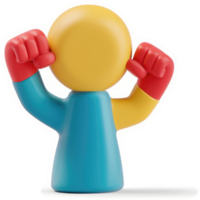 A cartoon figure with hands covering ears, symbolizing ignoring noise. png