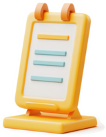 Portable, colorful document holder with three sections. png