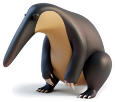 Digital rendering of a plump anteater. png