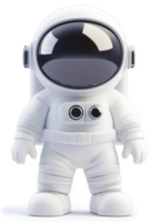 A stylized depiction of a friendly astronaut in spacesuit. png