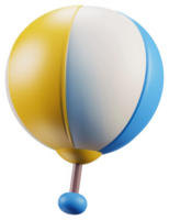 Colorful, spherical toy with a handle. png