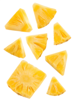 Scattered Pineapple Bits in Sharp Detail png
