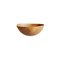 Wooden bowl a simple natural vessel that brings warmth and organic appeal blending functionality with rustic elegance for everyday use png