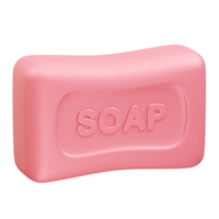 Soap Bar for Hygiene icon 3d render Soap icon 3d render illustration png