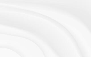 White abstract smooth flowing curves background gray light bright vector