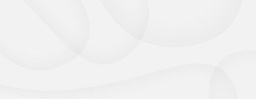 Soft grey curves clean white minimalist background gray subtle smooth vector