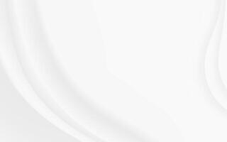 Soft white grey abstract waves background texture shadow curve vector