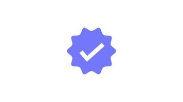 Animation check mark icon, Smooth and bounce animation of check marks on white and black background video