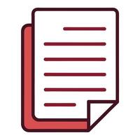 Two Documents Icon Symbol File vector