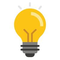 Lightbulb Illuminating Idea Graphic Illustration vector
