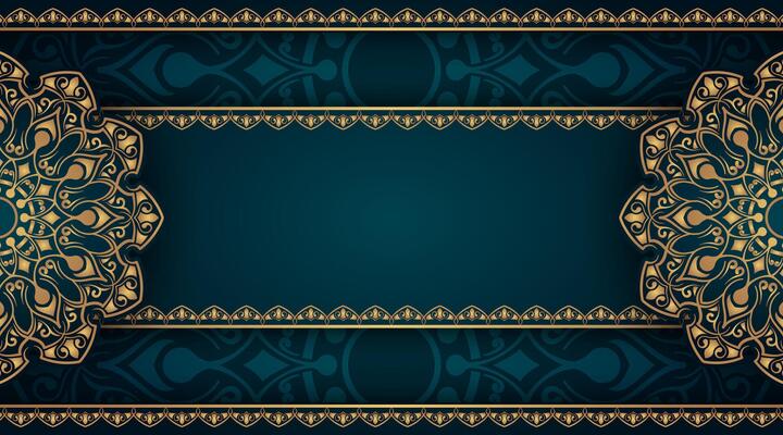 Luxury background with golden mandala ornamentbackground with golden mandala ornament