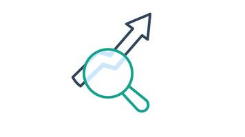 SEO animated icon. animated icon related to business. suitable for user interface, provide visual feedback and more. alpha channel, transparent background video