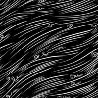 Maze with swirled and curved lines. abstract background with chaotic random waves, lines, dashes and curls. vector