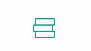 Profit animated icon. animated icon related to business. suitable for user interface, provide visual feedback and more. alpha channel, transparent background video