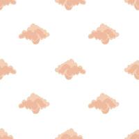 Pink clouds seamless pattern, Pattern for baby shower decor, nursery print, kids apparel, wrapping paper, fabric, and textile. vector