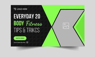 Editable thumbnail banner design for business idea tips and tricks, business concept cover banner design, eps 10 file format vector