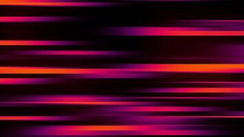 Abstract dark background with vibrant, horizontal, blurred lines video