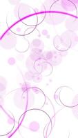 Elegant pink abstract background with gently moving spheres and circle shapes. Full HD and looping vertical background animation. video