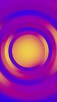 Stylish colorful abstract background with dynamic smooth gradient circles in vibrant colors. Copy space for logo or text. This modern vertical background is full HD and looping. video