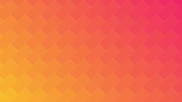 Warm orange and yellow color gradient background with a repeating geometric pattern. This clean minimalist animation is full HD and looping. video