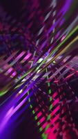 Vertical abstract background with a vibrant blend of colorful light waves, streaks, particles and flares. This dynamic energetic VJ music background animation is full HD and looping. video