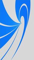 Simple blue hypnotic spiral motion background animation with copy space. This minimalist vertical spiraling background is full HD and a seamless loop. video