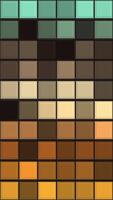1970s retro geometric shapes pattern background. Shiny mosaic tiles effect in warm vintage color tones. Full HD and looping vertical animation. video