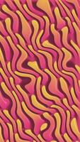 A vibrant colorful repeating wavy pattern of shiny peachy pink and orange morphing organic blob shapes. Full HD and looping vertical motion background animation. video