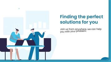 Finding the Perfect Solutions Animation, 2D Explainer Animation, Problem Solving Animation, video