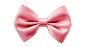Pink bow tie with elegant design, cut out transparent png