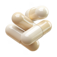 collection of glossy, beige capsules intertwined dynamic arrangement, showcasing their smooth surfaces and unique shapes. image conveys sense of health and wellness, ideal for supplement related png