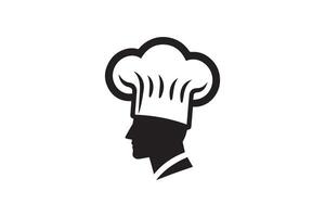A chef hat icon on a white background vector