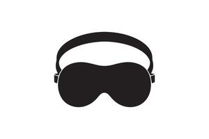 A black and white image of a pair of glasses vector