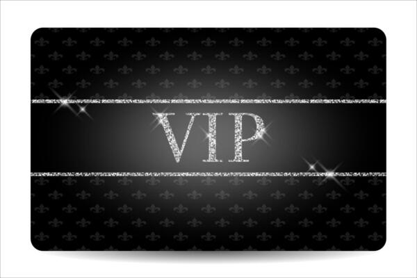 Platinum card with glitter effect and vintage background