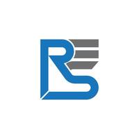 RES Letter monogram Initial Logo Design Template Illustration. RES elegant and Professional icon design vector