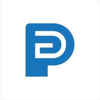 PG Letter monogram Initial Logo Design Template Illustration. PG elegant and Professional icon design vector