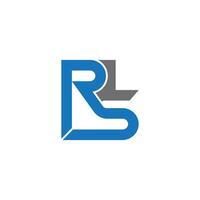 RLS Letter monogram Initial Logo Design Template Illustration. RLS elegant and Professional icon design vector