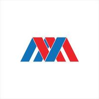 MM Letter monogram Initial Logo Design Template Illustration. MM elegant and Professional icon design vector