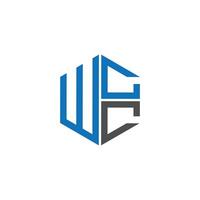 WCC Letter monogram Initial Logo Design Template Illustration. WCC elegant and Professional icon design vector