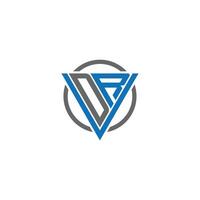 VDR Letter monogram Logo Design Template Illustration. VDR elegant and Professional icon design vector