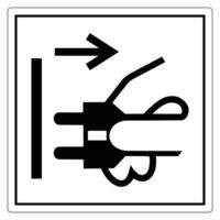 Safety Sign for Electrical Plug Unplugging Procedure in Workplace Environment vector