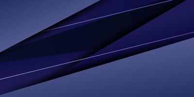 Blue background with overlapping layers on dark space for background design. vector
