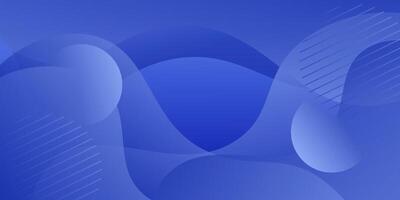Abstract colorful overlapping wave shapes on blue 3D background. Modern background with trendy pattern concept. Eps10 vector