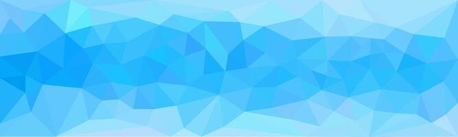 Abstract polygonal background in various shades of blue, creating a low-poly, icy, and geometric effect suitable for digital or design use. vector