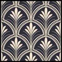 art deco seamless pattern illustration vector