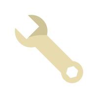 Wrench simple templates icon vector