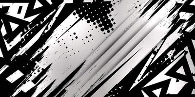Dark gray abstract grunge background vector