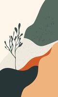 A tree is standing on a hill in the middle of a desert vector