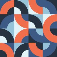 abstract bauhaus background design, seamless geometric background, abstract colorful pattern vector