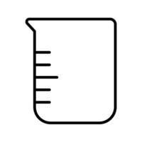 laboratory glassware icon vector